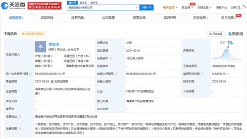 阿里巴巴在海南成立新公司，加码布局互联网安全服务
